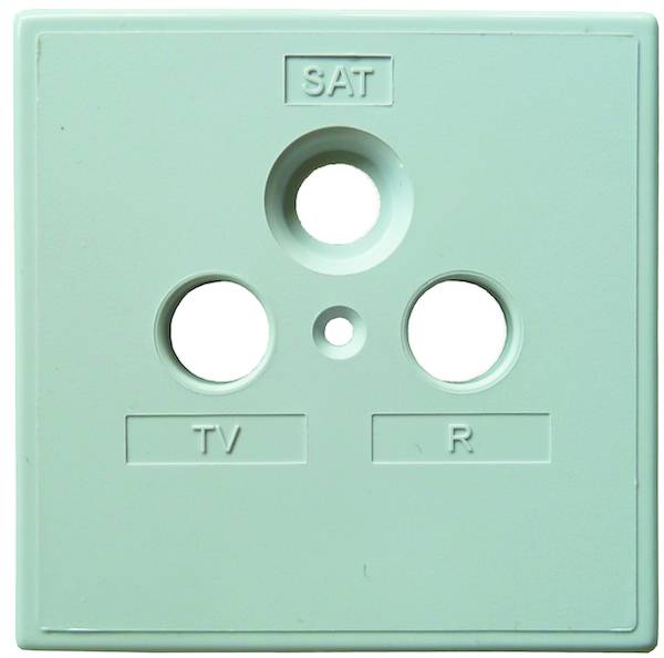 PAD-3-8080 Abdeckung reinweiss 3-fach