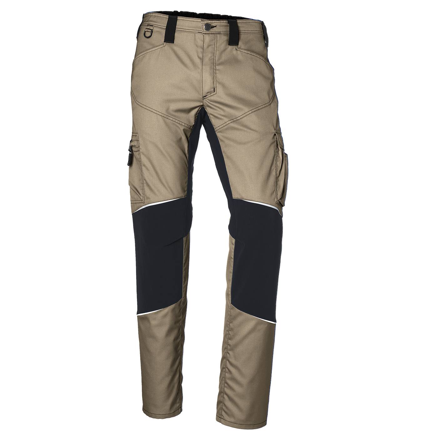 KÜBLER ACTIVIQ Stretchhose|sandbraun/schwarz|56