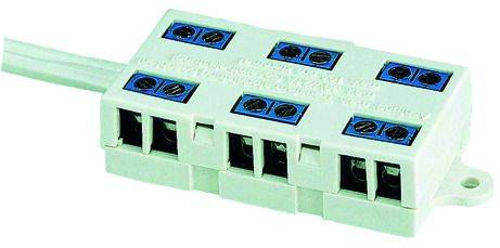 PSCHV 6 Schraubverteiler 6-fach max.250W