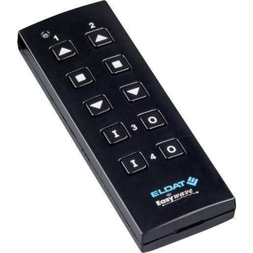 1St. Eldat Handsender RT34E5004-01-22 4-Kanal, tiefschwarz RAL9005