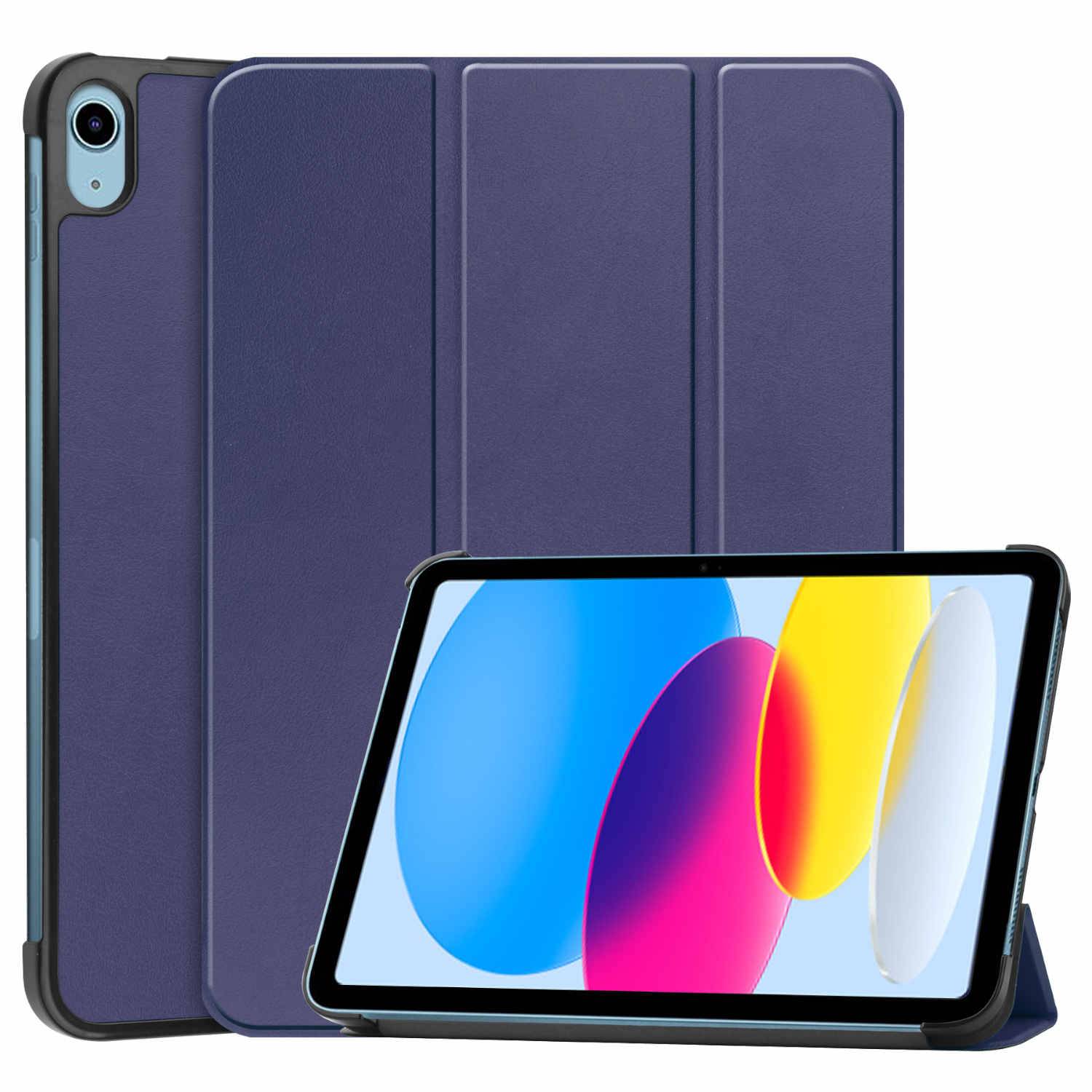 Für Apple iPad 11. Gen A16 2025 / 10.9 2022 3folt Wake UP Smart Cover Tasche Etuis Hülle
