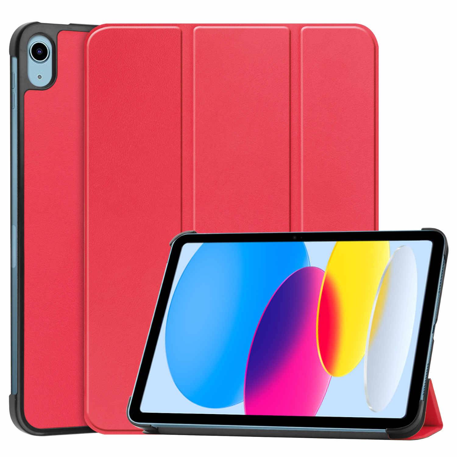 Für Apple iPad 11. Gen A16 2025 / 10.9 2022 3folt Wake UP Smart Cover Tasche Etuis Hülle