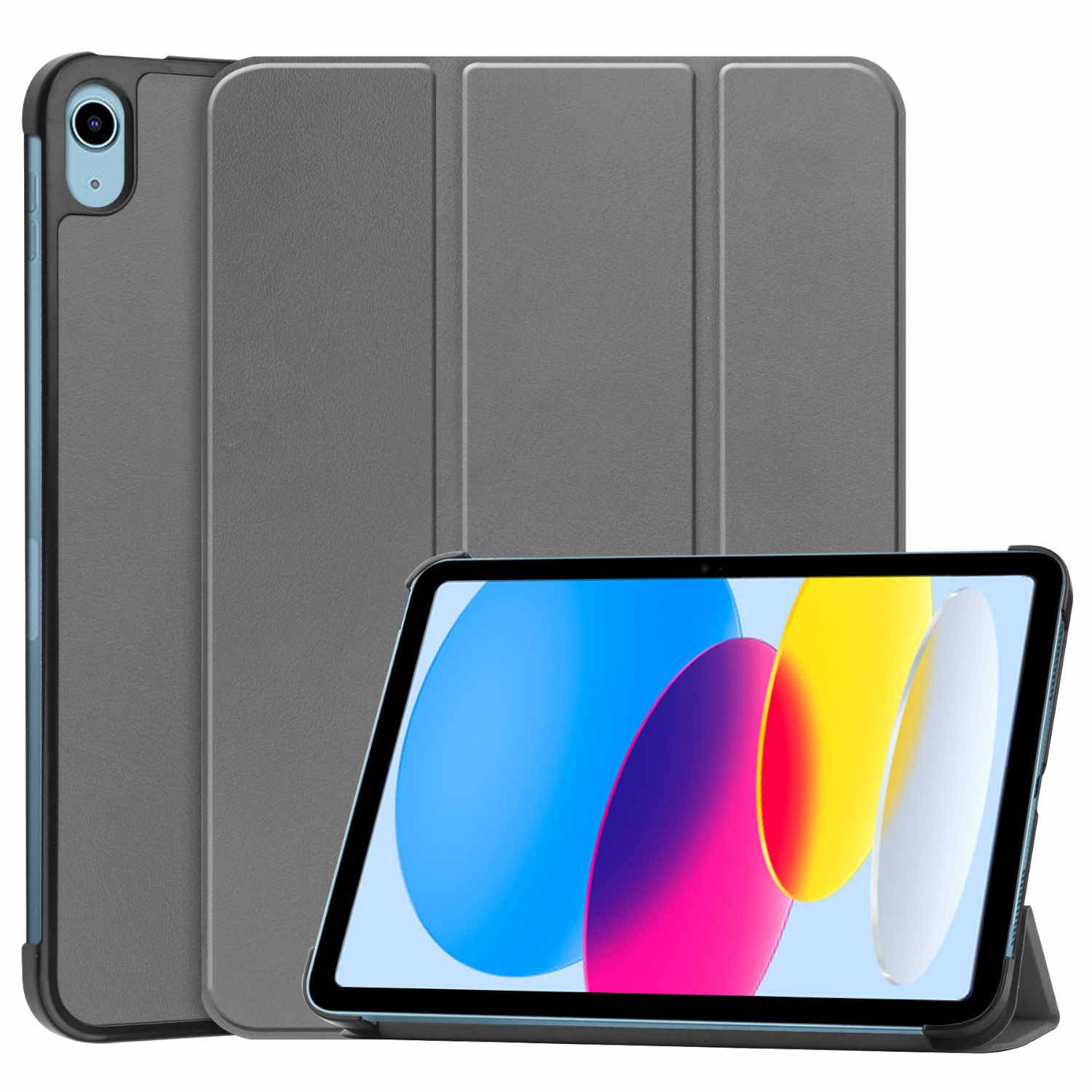 Für Apple iPad 11. Gen A16 2025 / 10.9 2022 3folt Wake UP Smart Cover Tasche Etuis Hülle