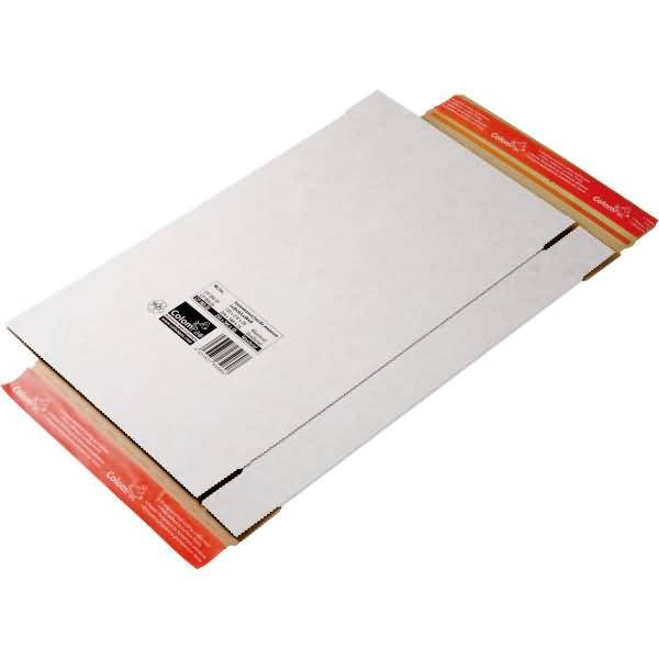 Faltkarton CP 065.55 24,4x34,4x1,5cm selbstklebend weiß