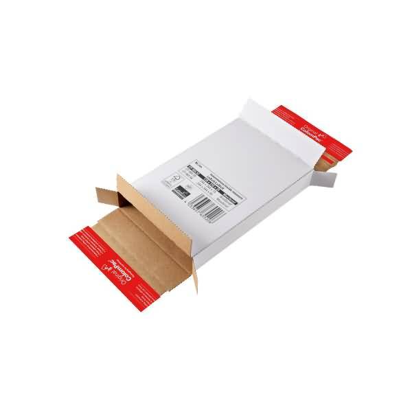 Faltkarton CP 065.55 24,4x34,4x1,5cm selbstklebend weiß