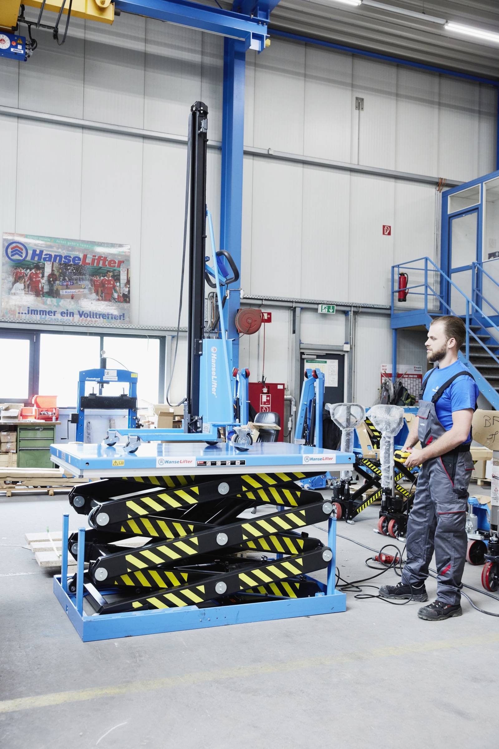 Hanselifter Hubtisch TRSHT 230V Hubhöhe 3000mm Tragkraft 1000kg