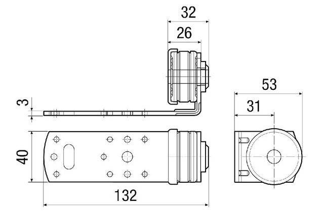 Maico Befestigungswinkel WS-BWD 160