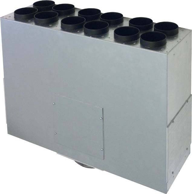 Maico Luftverteiler aus Blech MF-BV75-160-12