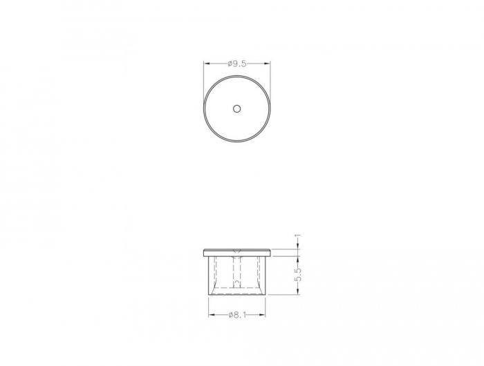Staubschutz für SMA Stecker 10 Stück transparent