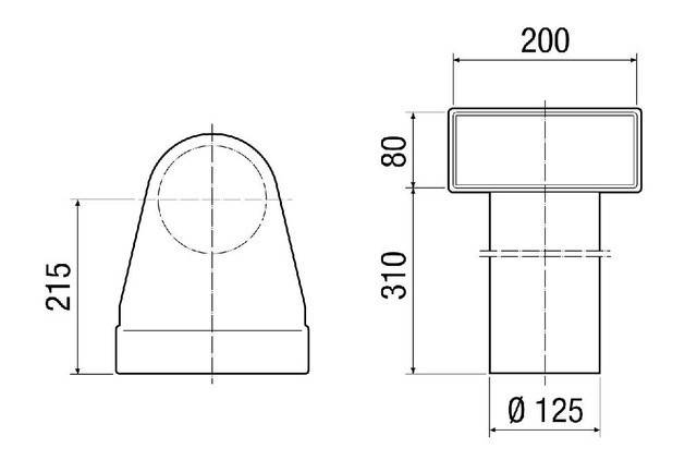 Maico Winkel MF-WL125 80/200