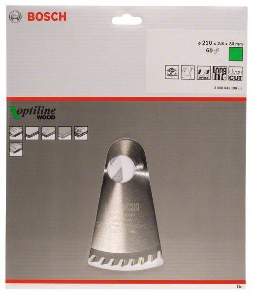 Bosch Power Tools Kreissägeblatt Wood 2608641190