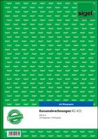 Sigel - Kassenbericht - 50 Blatt - A4 - Kopie