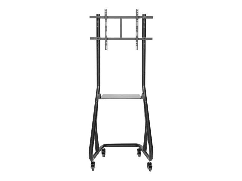 equip - Wagen - für Flachbildschirm / Videokonferenzsystem - extra stark - verriegelbar - Kunststoff, stainless steel, A