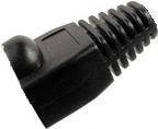 ACT RJ45 black boot for 5.5 mm cable