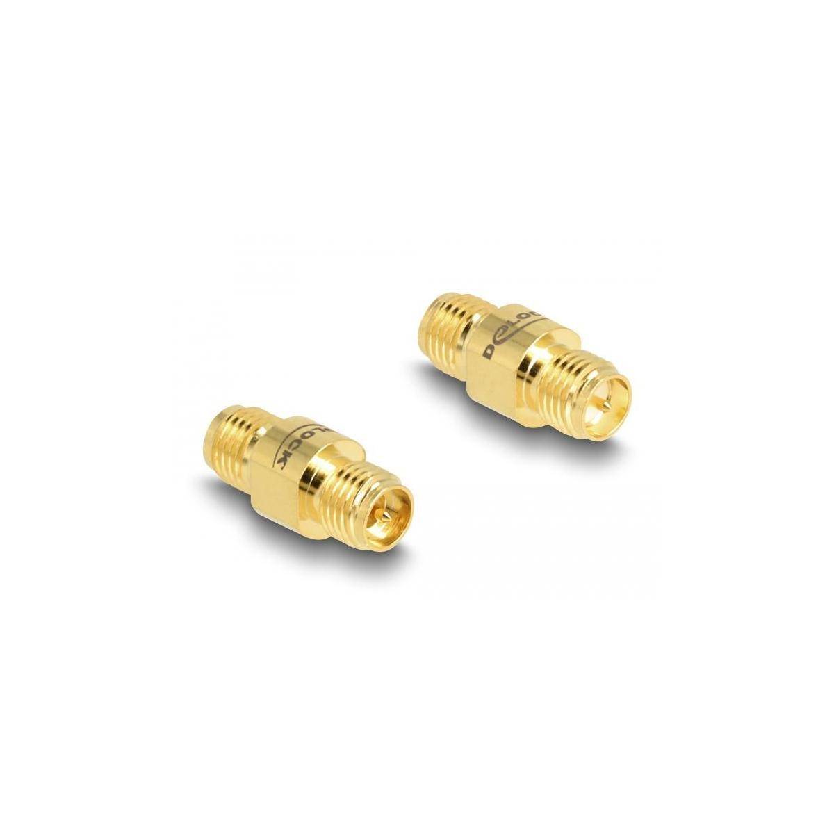 Delock Antennenadapter - RP-SMA Stecker zu RP-SMA Stecker - Koax