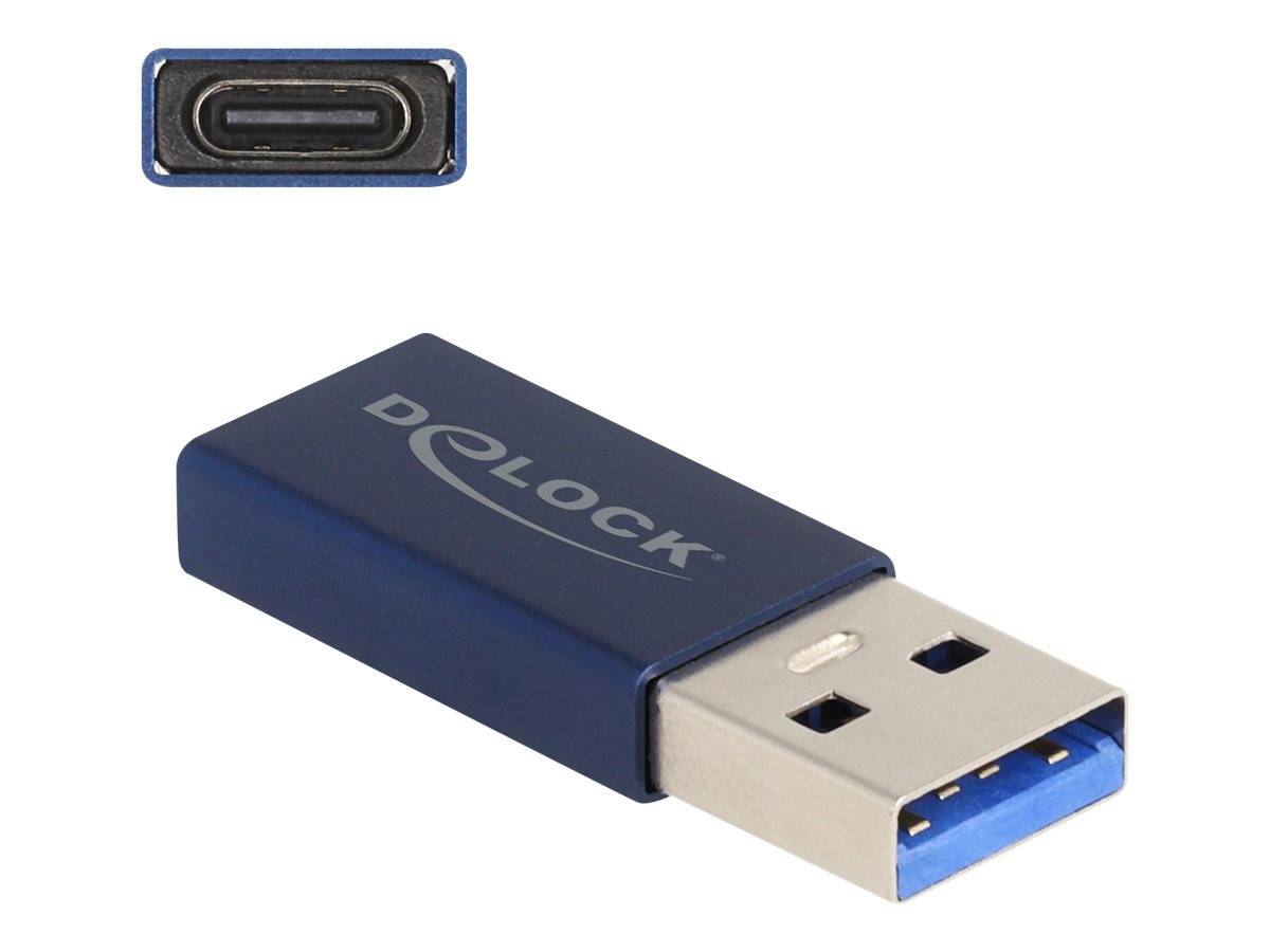 Delock USB-Adapter - USB Typ A (M) zu 24 pin USB-C (W) - USB 3.2 Gen 2 - 5 V - 9