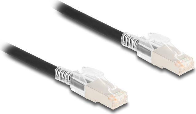 Delock Netzwerkkabel - RJ-45 (M) zu RJ-45 (S) - 50 cm - 6 mm - S/FTP - CAT 6a -