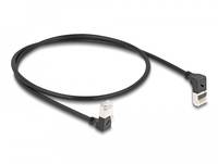 Delock - Patch-Kabel - RJ-45 (M) nach oben angewinkelt zu RJ-45 (M)