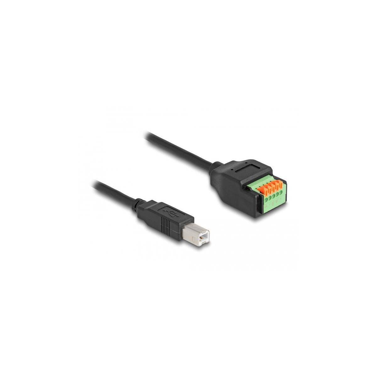 Delock USB-Adapter - 5-poliger Anschlussblock zu USB Typ B (M) - USB 2.0 - 15 cm