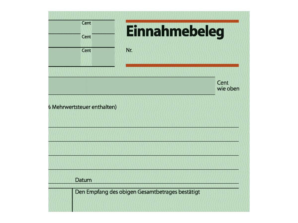 Sigel - Umsatzbeleg - 50 Blatt - A6 - Querformat