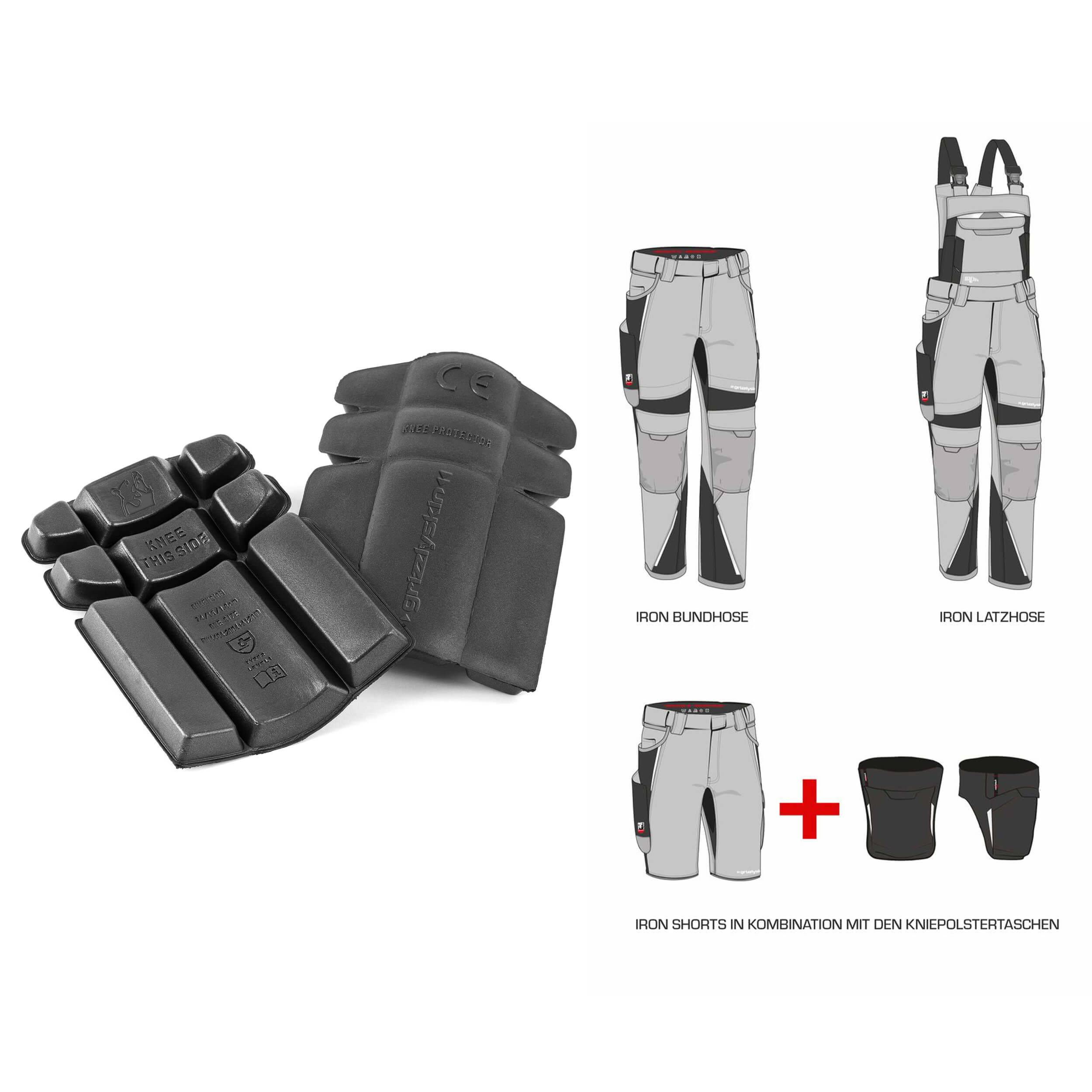 QUALITEX HIGH QUALITY WORKWEAR Zubehör IRON - grau - Herren: one size