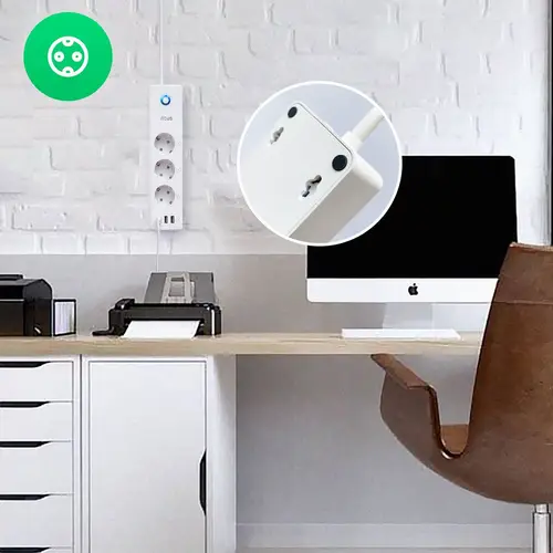 Nous A5 Smart Power Strip, 3-fach Steckdosenleiste mit 3x USB, WLAN Nous A5 Smart Power Strip, 3-fach Steckdosenleiste mit 3x USB, WLAN