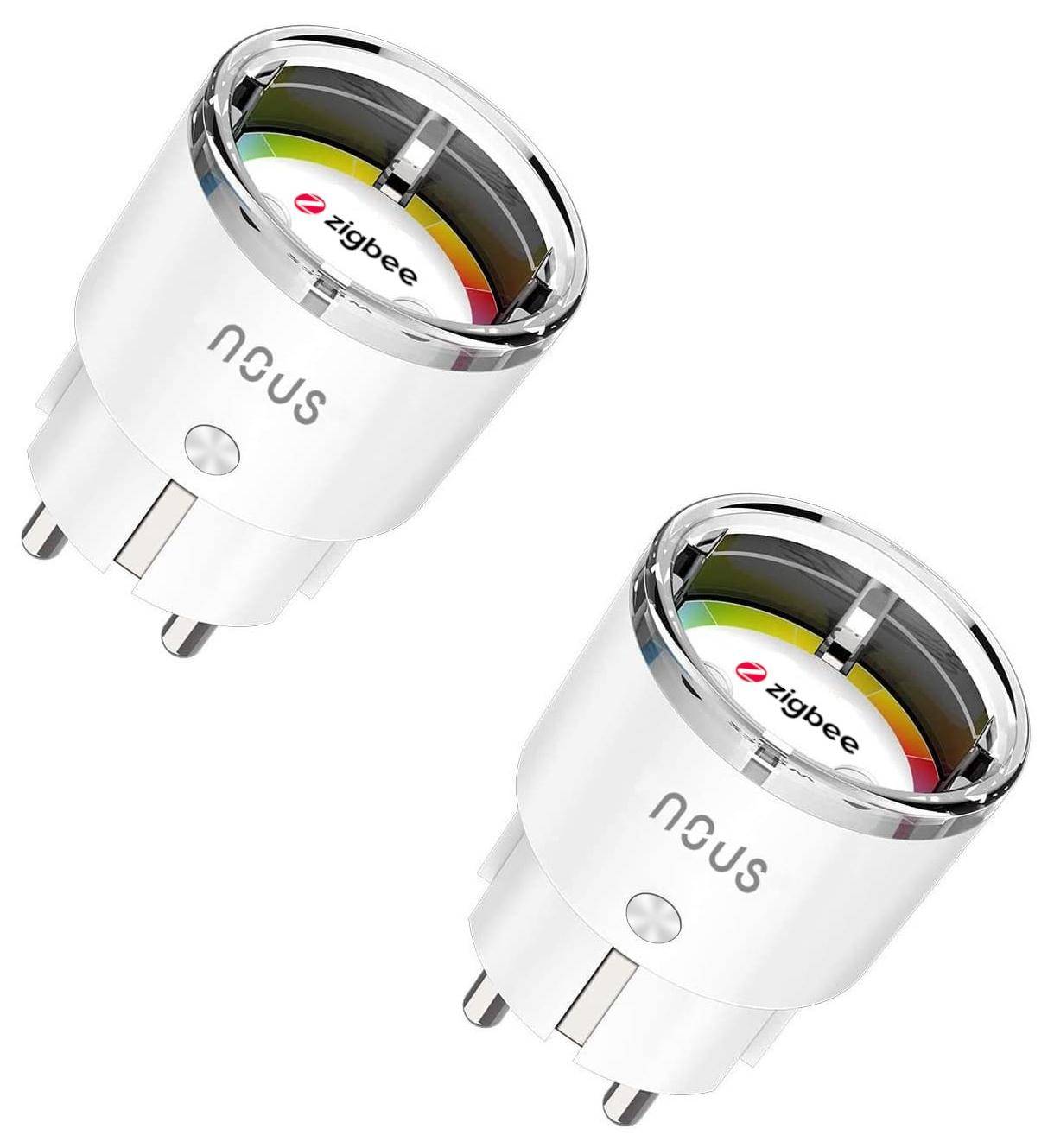 Nous A1Z Smarte Steckdose, ZigBee, 2er Set