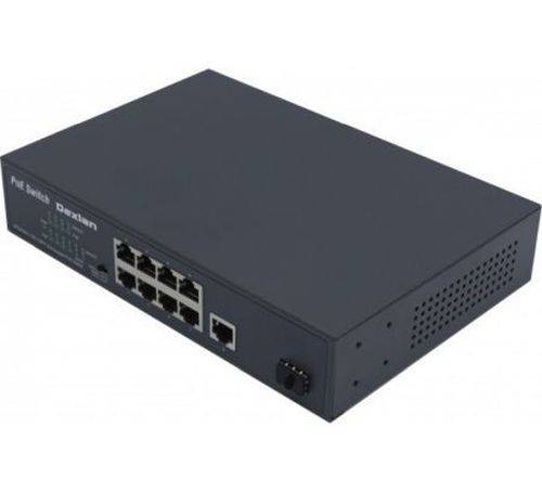 Dexlan Switch, 8 x 100/10 Mbit/s dont 8 PoE+, 1x 1GBit, 1x SFP, 120W DX3110-P120