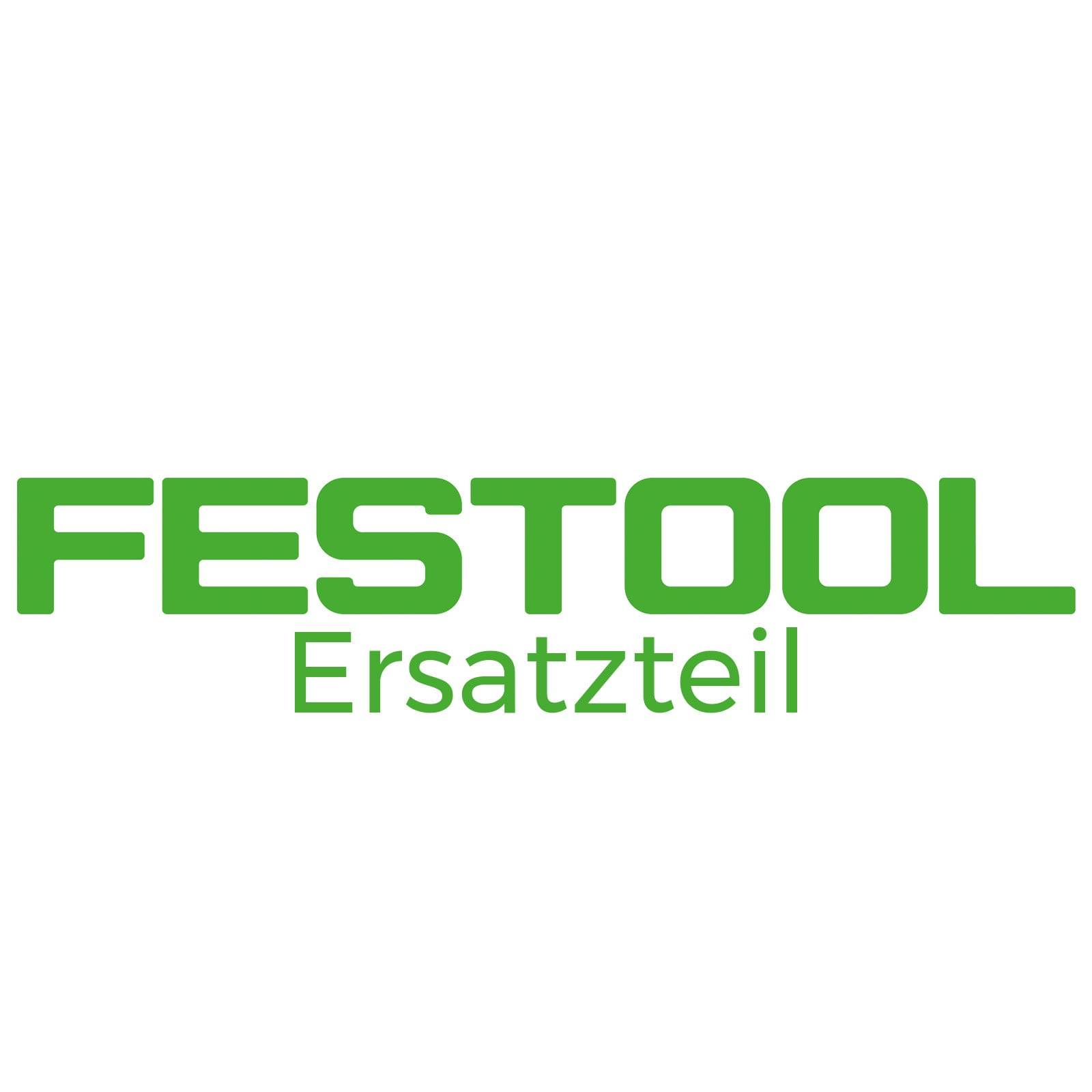 Festool Ersatzteil' Logo in grüner Schrift, das ein Ersatzteil für Festool-Produkte anzeigt.