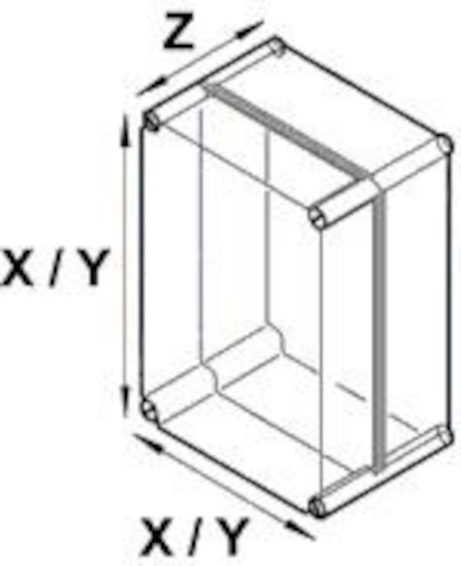 Universalgehäuse mit Halterung 129 x 67,5 x 14,7mm - Farbe: schwarz