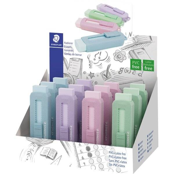 Radierer mit Schiebehülle