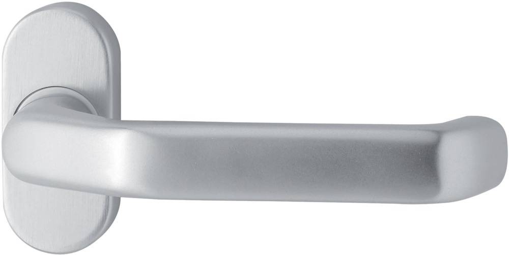 Format Rahmen-Rosettendrücker U-Form gekröpft 8mm ER matt