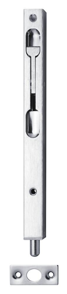 N+D Rohrkantriegel mit Hebel, 20x15 mm, 220mm lang, Stahl silber