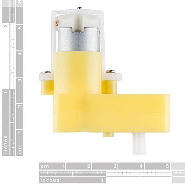 Hobby-Getriebemotor, 65 U/min, rechter Winkel, 2 Stück