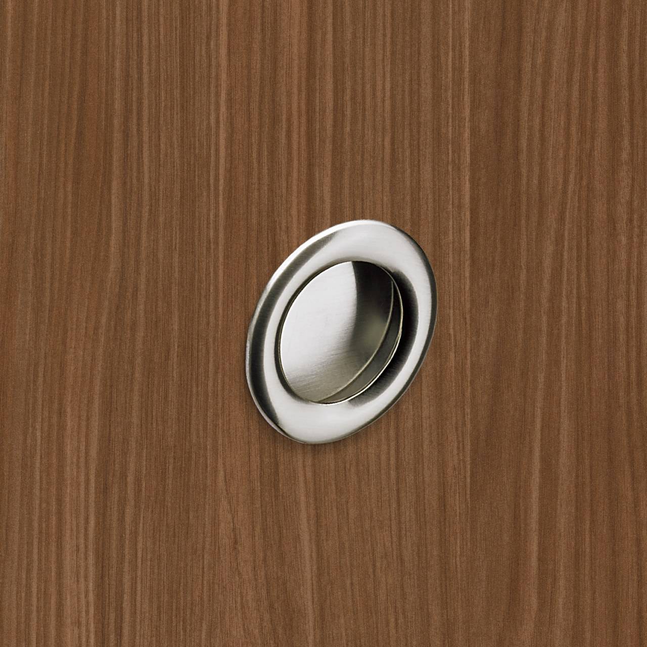 Einsetzgriff Borgoa,  0, H 11 mm, ø 41 mm, Edelstahl Optik