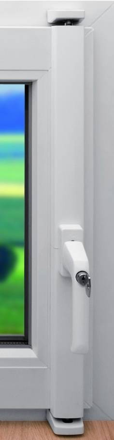 Format Fenstergriff zur Stangenverriegelung 200 NM 10mm Nocken gleichschl braun