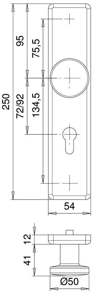 edi Alu-Sch-WG ES0 Lana kt. L-schild 12mm 8/72 PZ TS35-45mm 137/K7 8756Z/K7 F01
