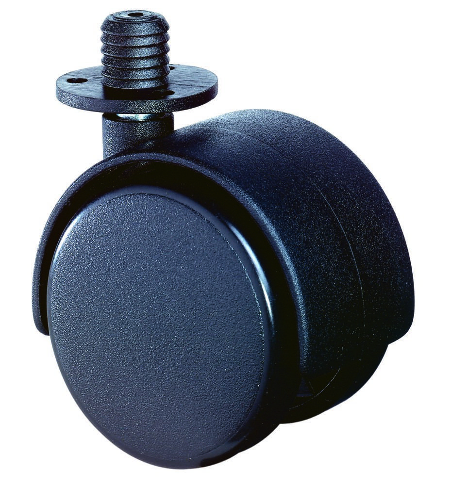 Kunststoff-Doppelrolle Ø 40 mm mit Einschlaghülse