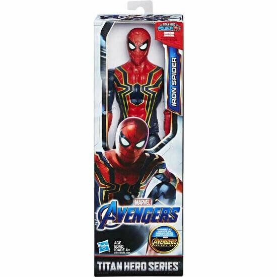 Hasbro Marvel Avengers Iron Spider Titan Held Figur 30cm