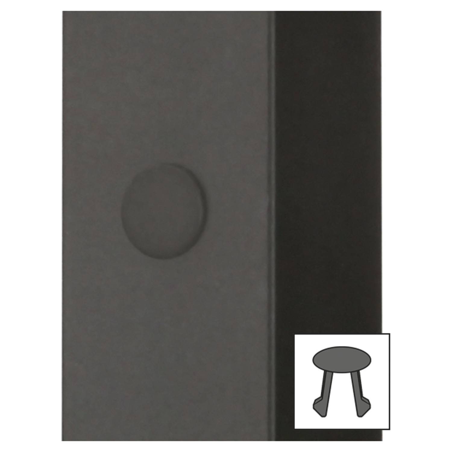 Cadro Blindstopfen Kst. schwarz