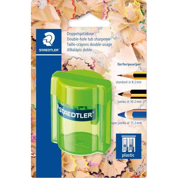 Doppelspitzdose rund