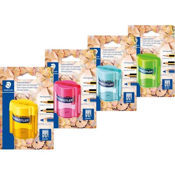 Doppelspitzdose rund