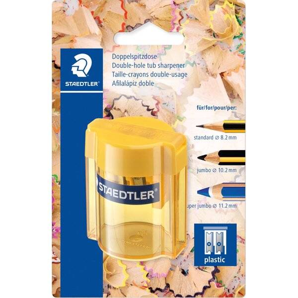 Doppelspitzdose rund