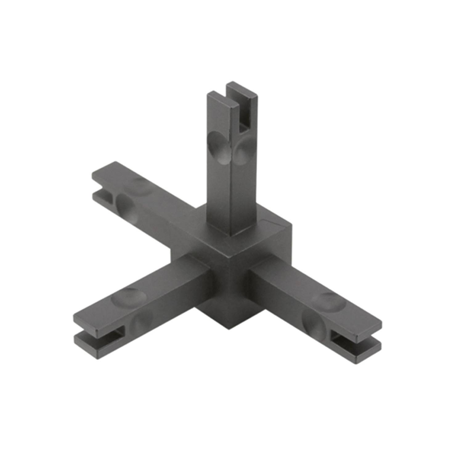 Cadro Knoten 4-fach schwarz matt