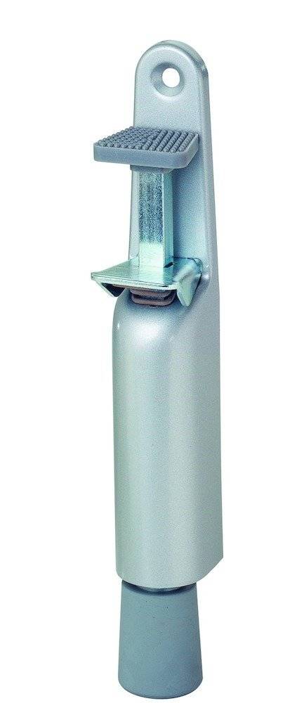 KWS 1032 Türfeststeller 30 mm Hub, abgerundet Stahl silberfarbig einbrenlackiert