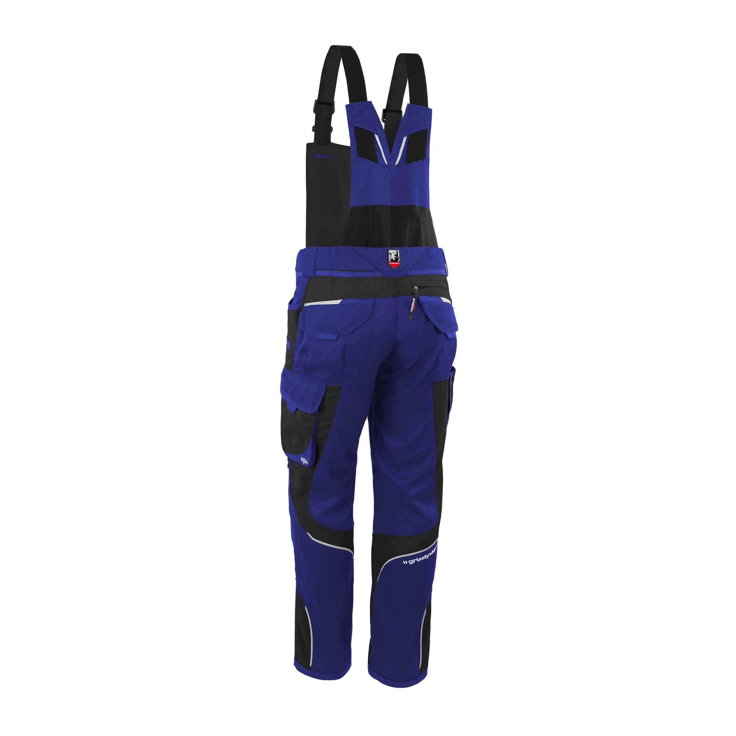 QUALITEX HIGH QUALITY WORKWEAR Latzhose IRON - kornblau/schwarz - Herren: 26