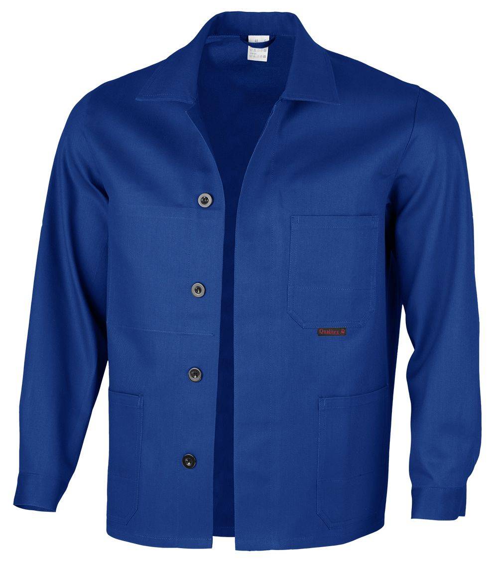 QUALITEX HIGH QUALITY WORKWEAR Langjacke classic - kornblau - Herren: 50 Damen: 44