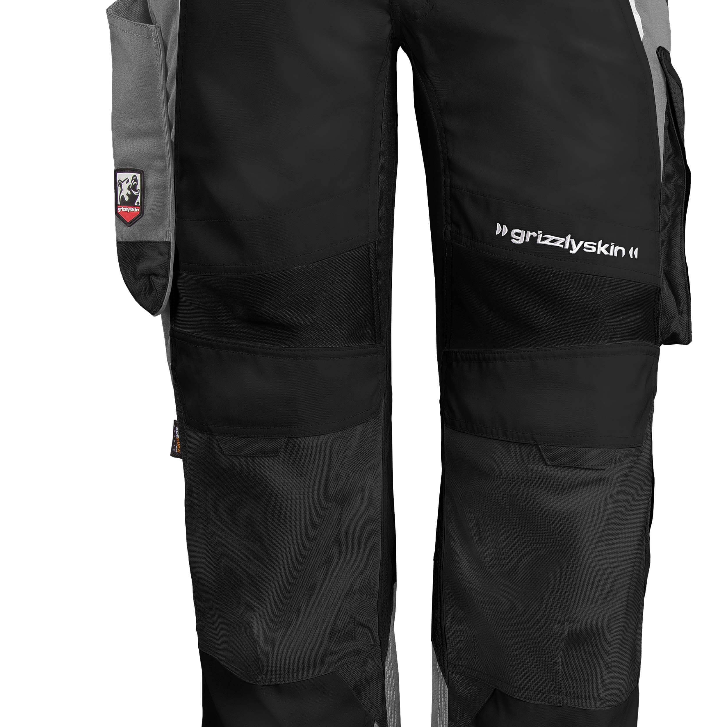 QUALITEX HIGH QUALITY WORKWEAR Bundhose IRON - schwarz/grau - Herren: 74 Damen: 68