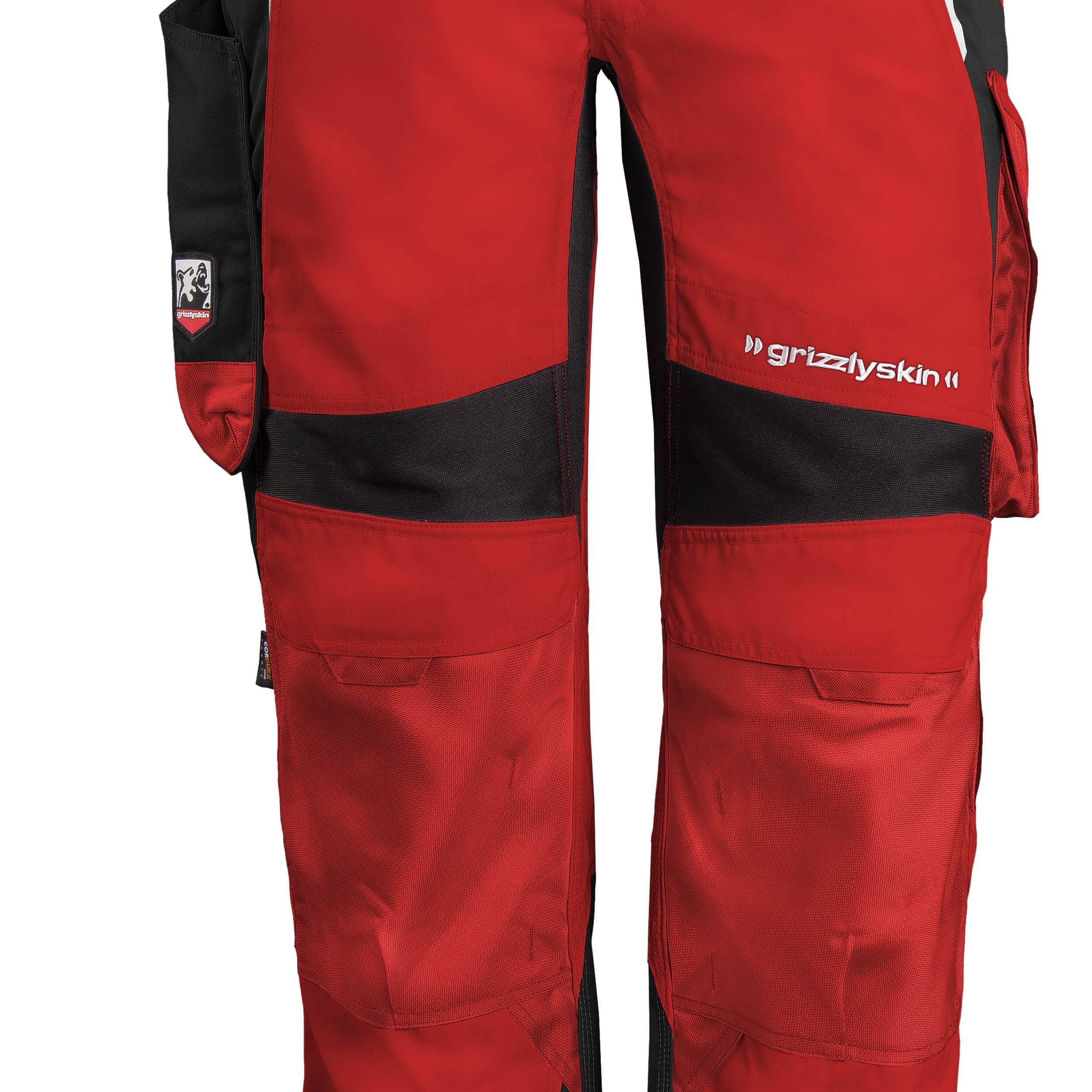 QUALITEX HIGH QUALITY WORKWEAR Bundhose IRON - rot/schwarz - Herren: 118