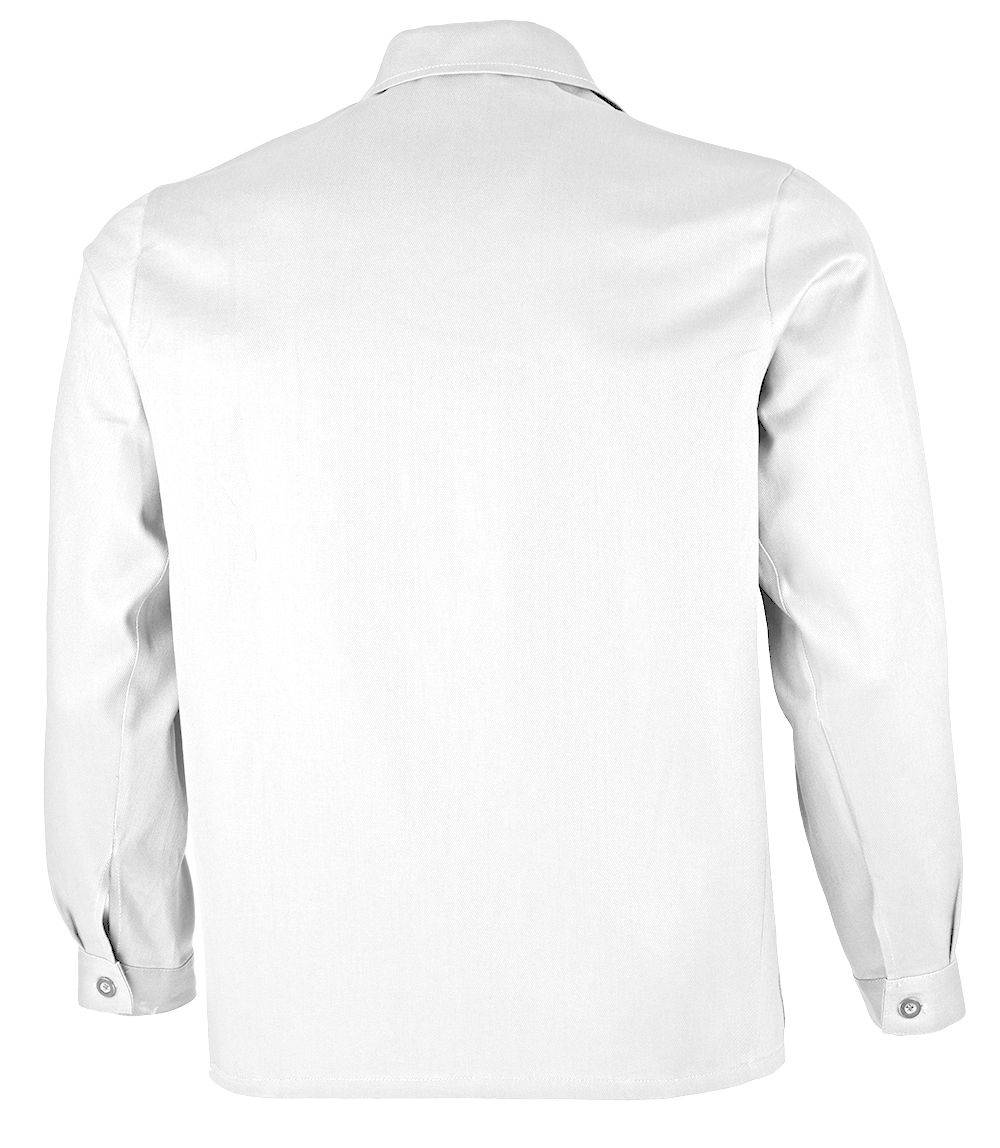 QUALITEX HIGH QUALITY WORKWEAR Langjacke classic - weiß - Herren: 110